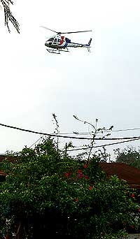 kg rimba jaya demolition 060307 helicopter