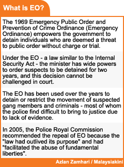 what is eo emergency ordinance 050307