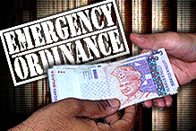 emergency ordinance and bribery corruption rasuah jail