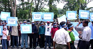 rohingyas unhcr protest 150307