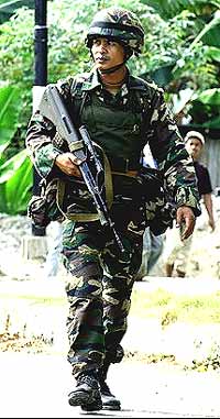 military tentera askar soldier malaysia 260307 timor leste