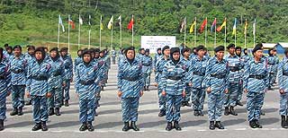 nasional service khidmat negara 220307 training standing