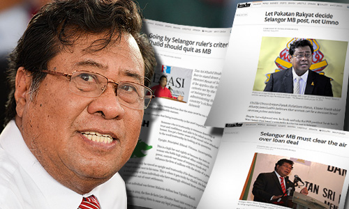 Khalid sues The Malaysian Insider for defamation