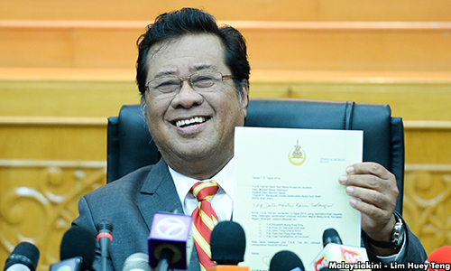 Khalid not appointing Umno exco members, for now