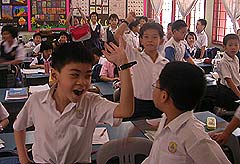 chinese school inconvenience 190104 jovial school children