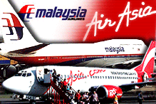 airasia and malaysia airline