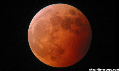 Gerhana bulan pada malam esok