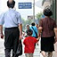 happy family holding hands