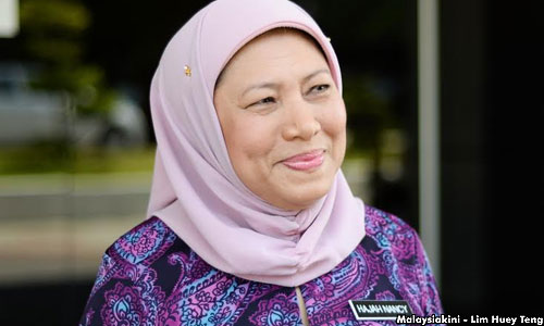 Nancy must go to Parliament and vote against Hudud Bill