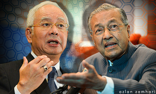 Najib chides Mahathir for teaming up with enemies