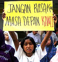 kg berembang housing minsitry protest 260707 poster
