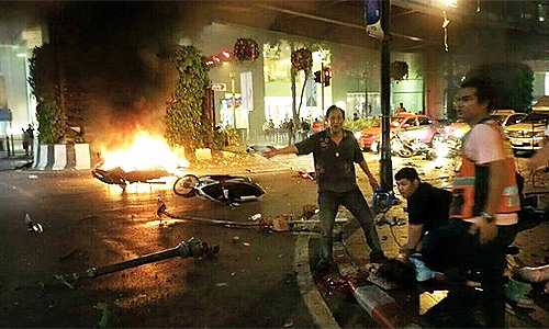 Thai police say 15 bomb suspects at large as two appear in court