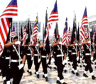 malaysia merdeka 50th anniversary 280807 police