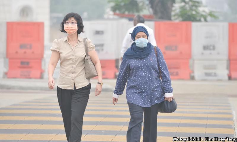 Dua kawasan di Sabah catat udara tidak sihat setakat 7 pagi