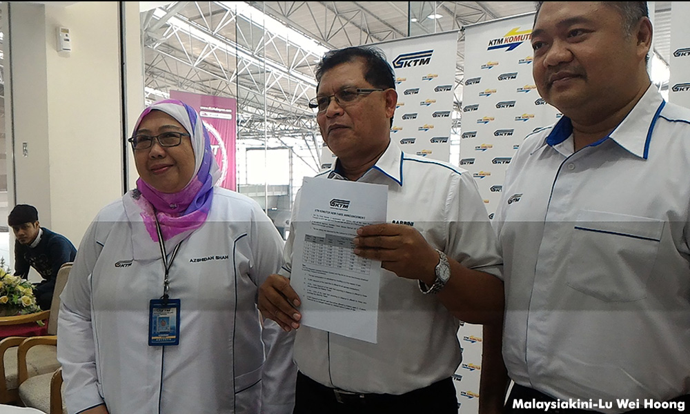 Tambang Komuter naik maksimum RM7.10