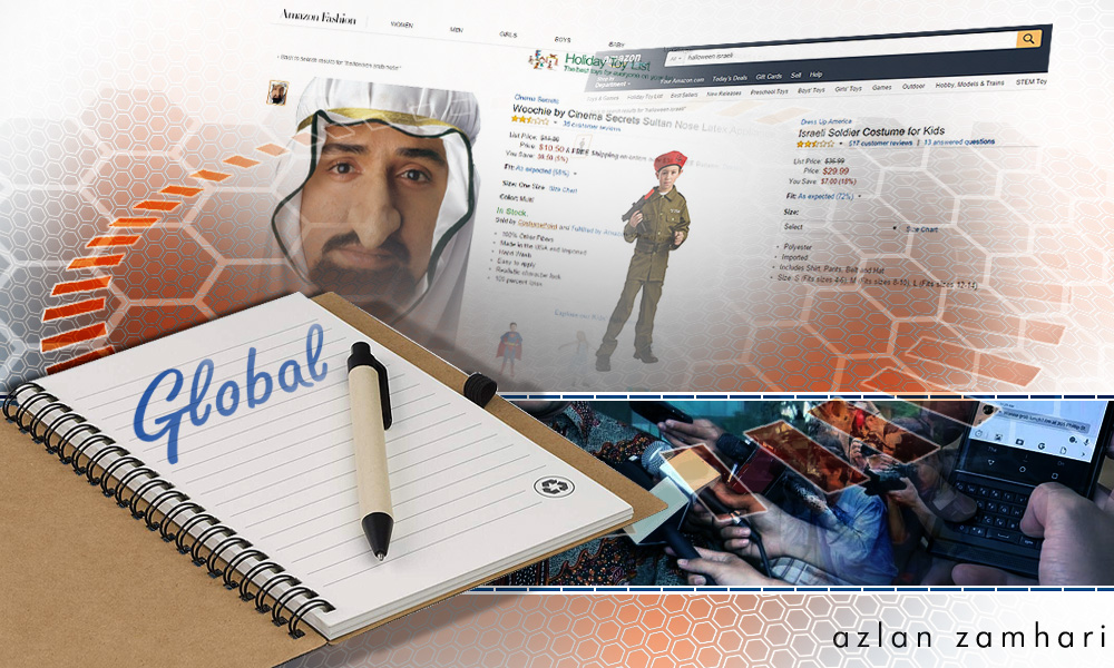 'Muka Arab', baju tentera Israel, jadi jualan Halloween