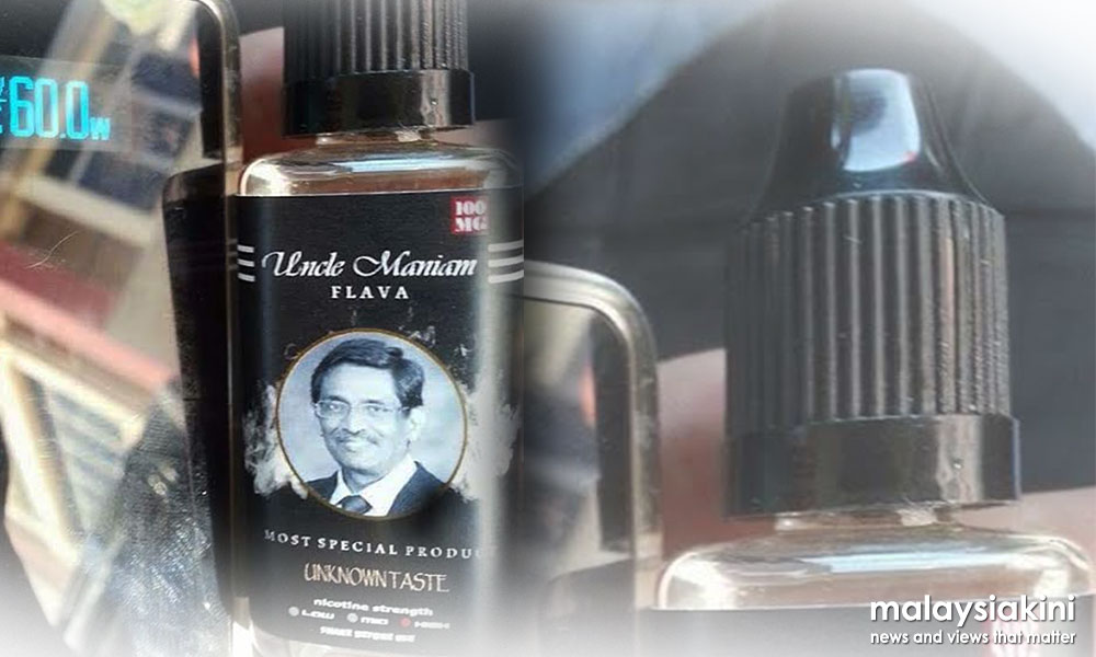 Vape perisa 'Uncle Maniam' persenda menteri kesihatan