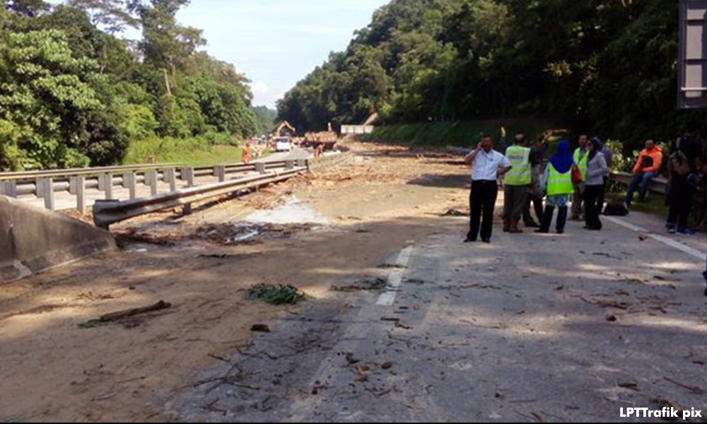 Landslide cleared, East-West Highway reopened