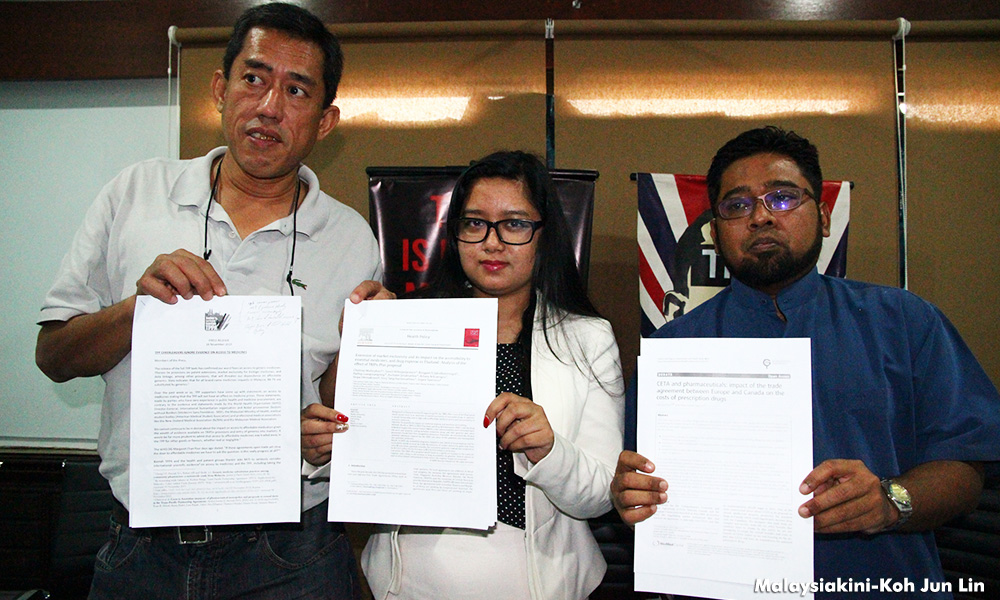 NGO: TPPA will increase cost of medicines, studies show