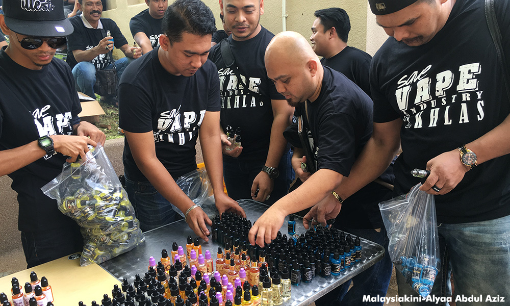 Ganja in vape juices claim ridiculous, say protesters