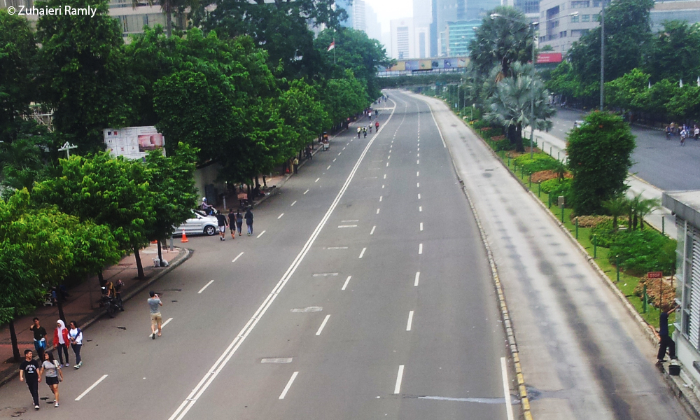 Hari tanpa kenderaan di Jakarta