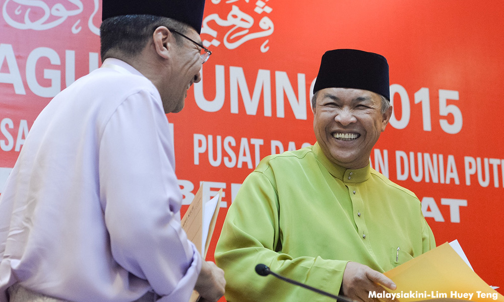Zahid thankful poll shows Hisham edged him by 1 percent for PM post