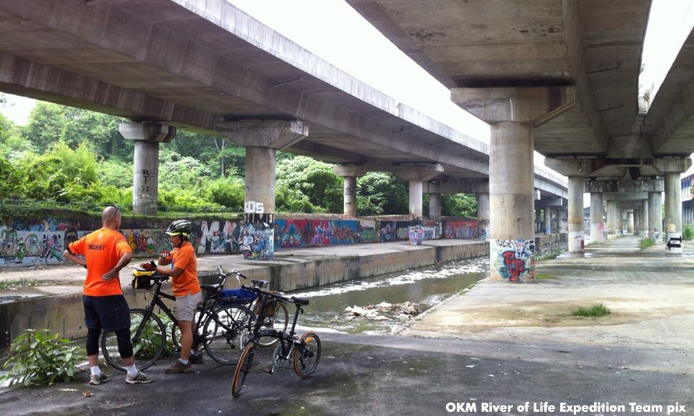 What is it like cycling along KL’s riverbanks?