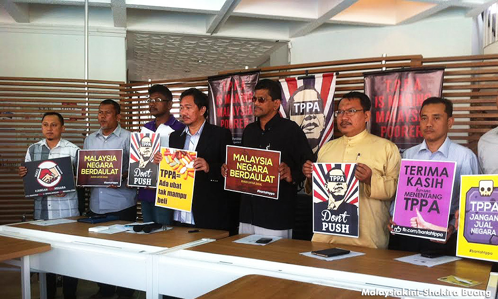 NGO anjur demo besar bantah TPPA - 23 Jan