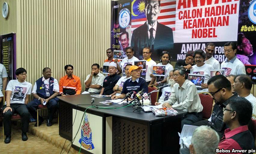 NGOs back Anwar for Nobel Peace Prize