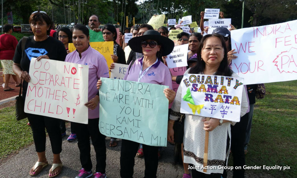 Marchers support Indira, want unilateral conversions stopped