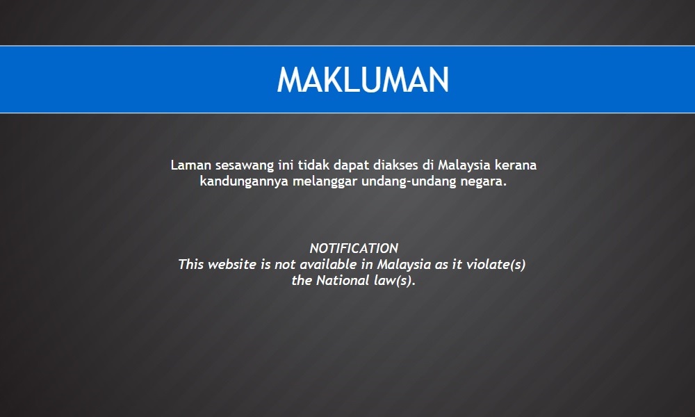 Putrajaya blocks another news site critical of Najib