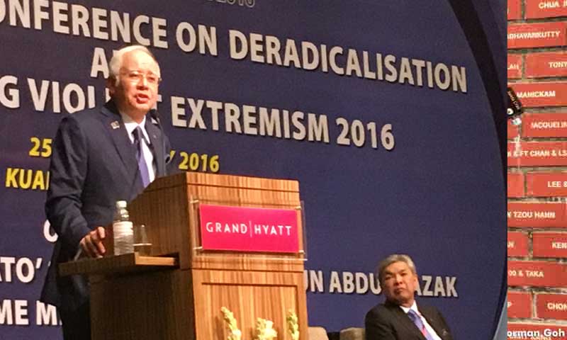 No liberties under IS, Najib says to justify NSC law