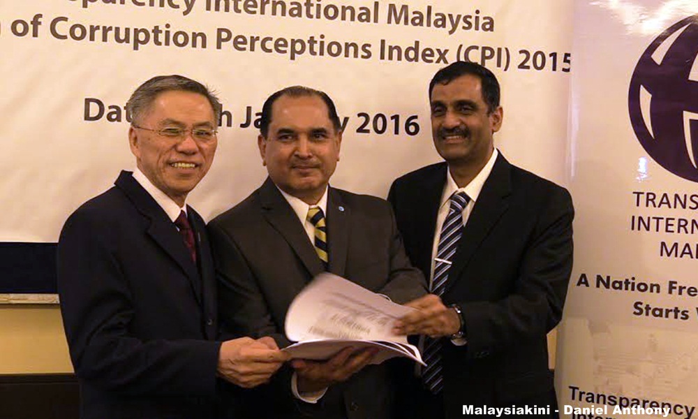 2015 corruption perception index - Malaysia sinks further