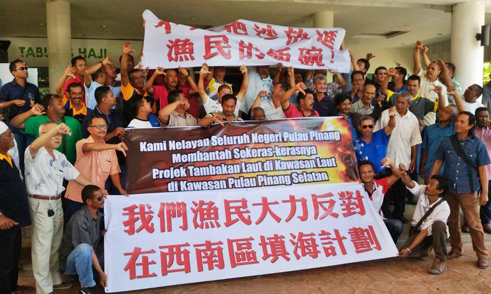 Penang fisherfolk voice out against Transport Master Plan