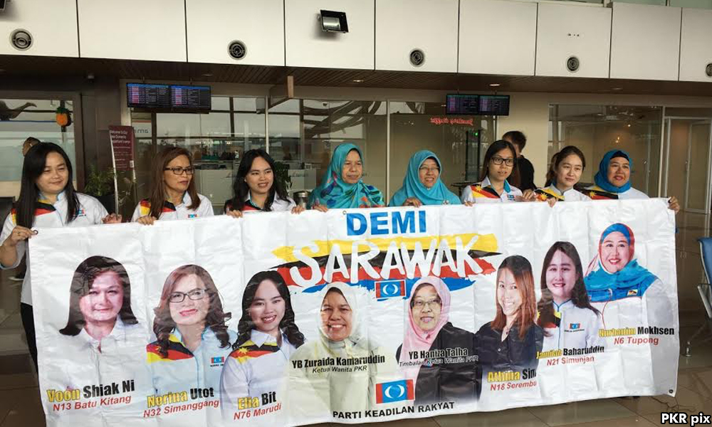 Ketua Wanita PKR dihalang lagi memasuki Sarawak
