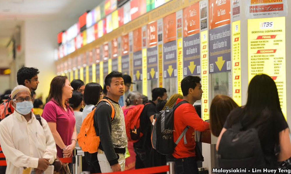 Tiket bas, tren KTMB menjelang Tahun Baru Cina habis dijual