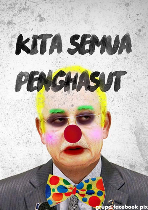 More Images Of Clown Faced Najib Emerge Online