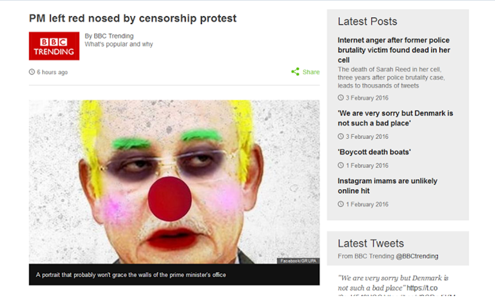 ‘Clown-faced Najib’ goes international