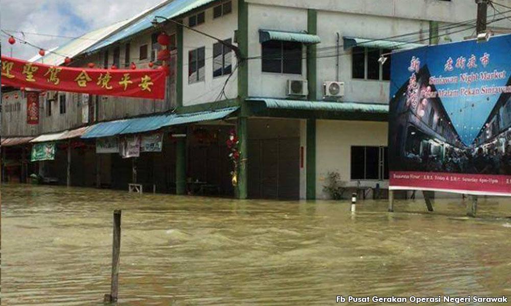 Number of flood evacuees in Sarawak 7,965 as at noon
