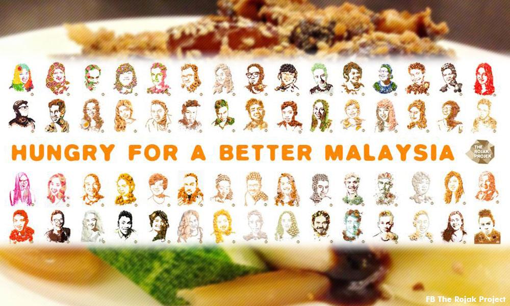 Portraits of unity, through the colours of food