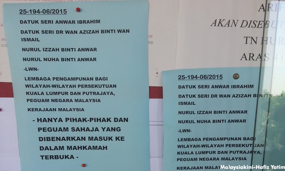 High Court bars all from Anwar Ibrahim’s case