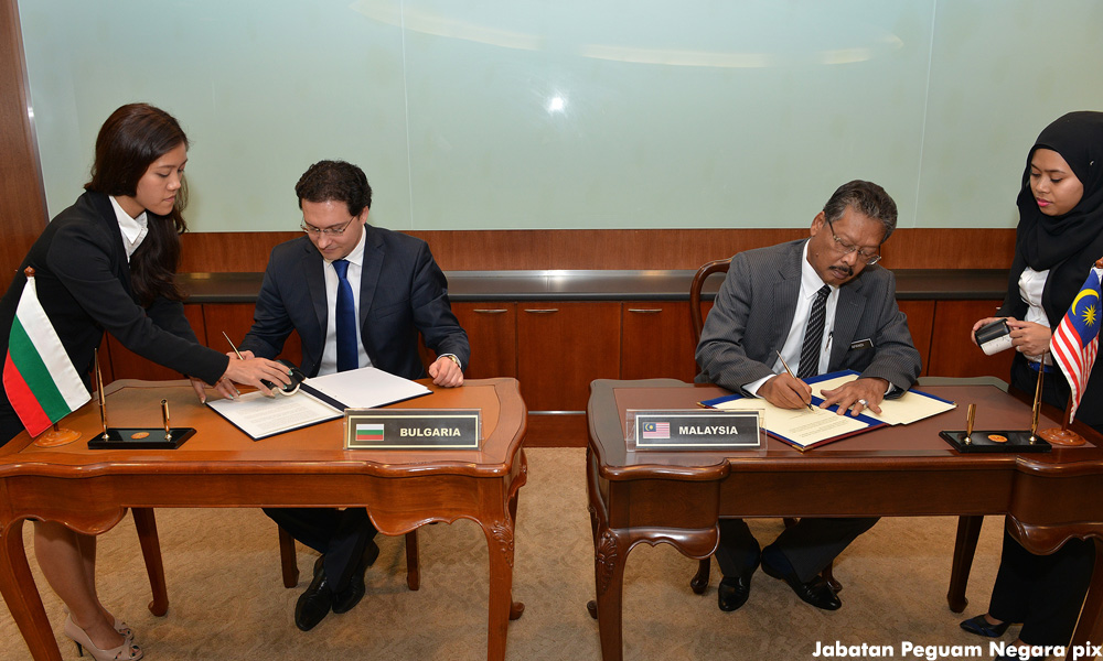 MOU kerjasama undang-undang M'sia-Bulgaria