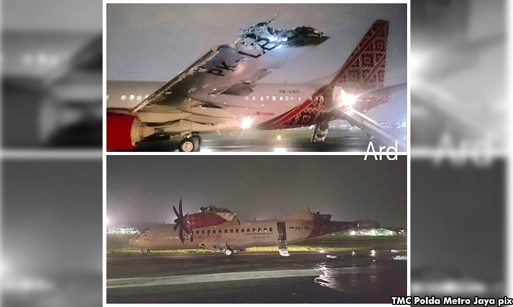 Indonesia probes aircraft collision at Jakarta airport