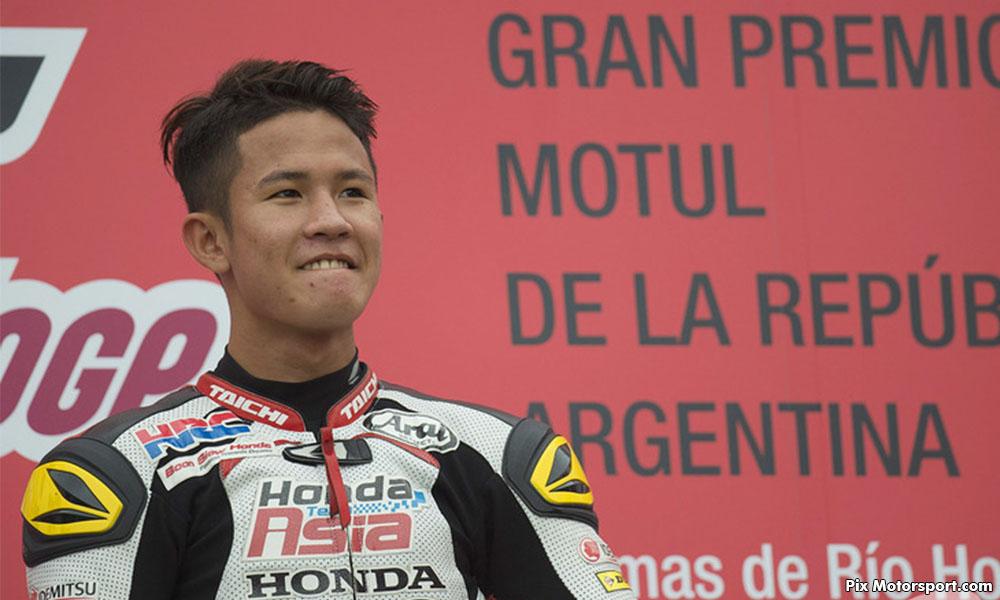 Khairul Idham Pawi caps second MotoGP title despite wet conditions