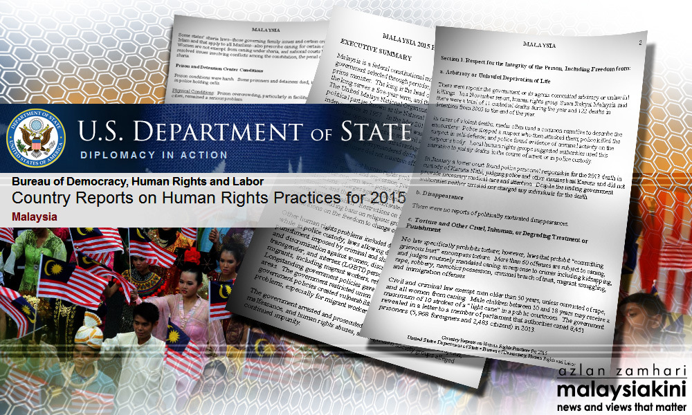 US State Dept: Wide disparity, poverty despite pro-Malay policy