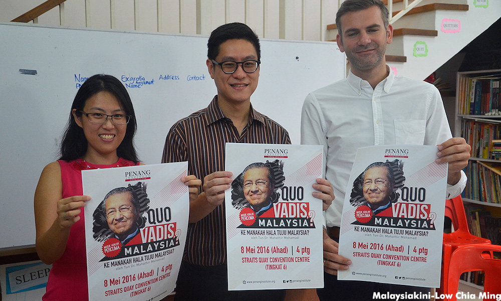 Dr M to deliver lecture in Penang on whither Malaysia