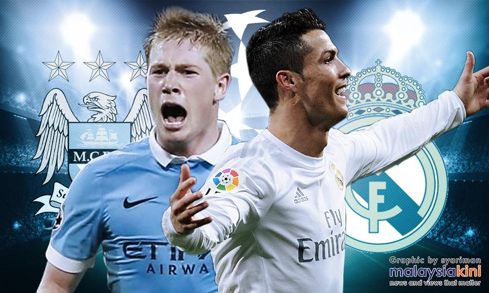 Liga Juara-juara: Man City mencabar Real Madrid