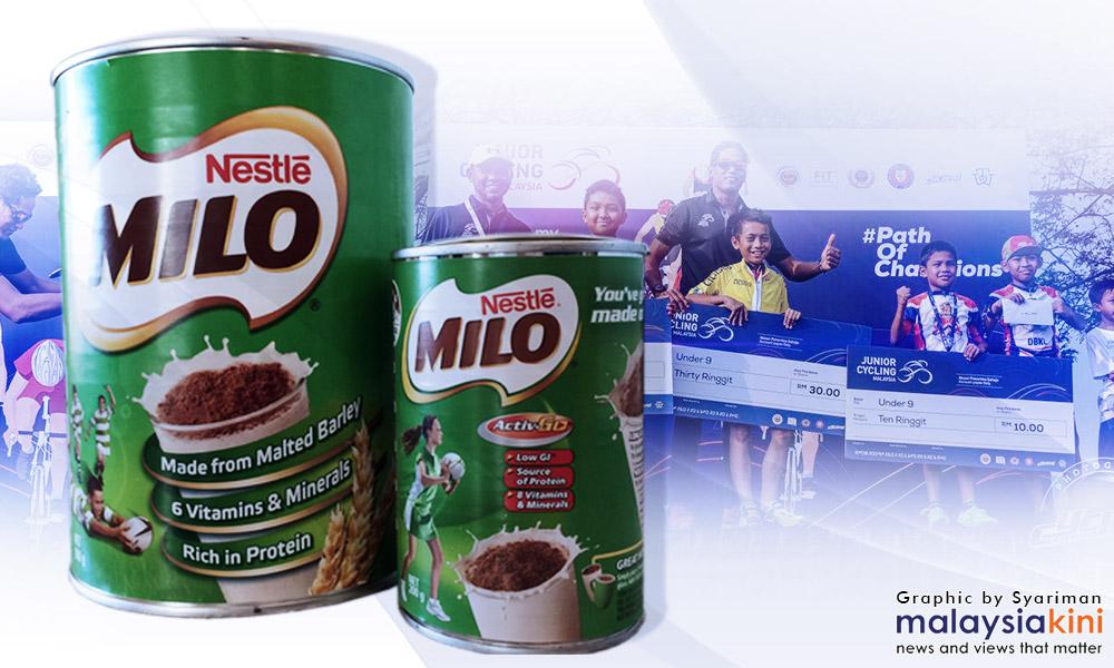 Atlet negara dahulu kaya dengan pek Milo