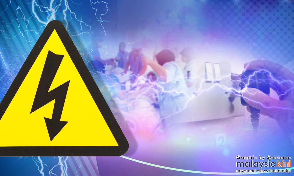 Wanita maut terkena renjatan elektrik ketika telefon