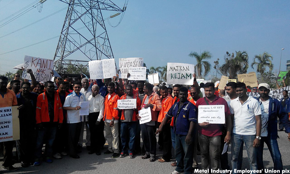 Workers are being laid off unexpectedly